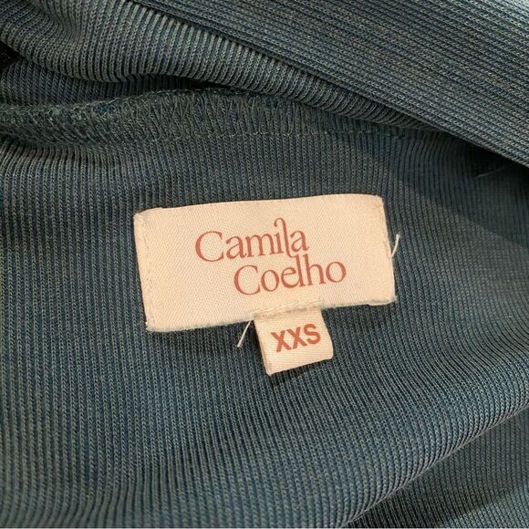 Camila Coelho Mabel Bodysuit Emerald Green
Teal Cutout one piece Revolve XXS - Picture 5 of 8